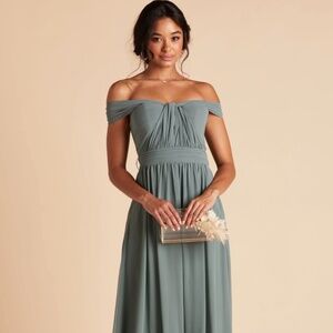 Grace Convertible Bridesmaid Dress Chiffon Sea Glass